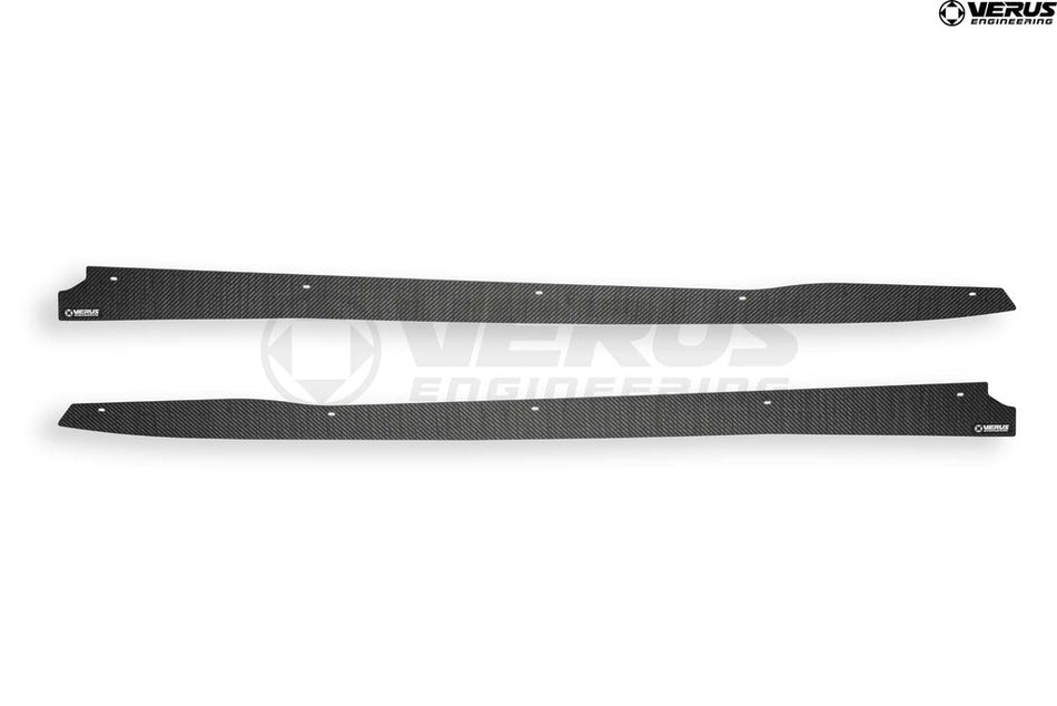 Verus Carbon Polyweave Side Splitter Kit - Mk5 Toyota Supra
