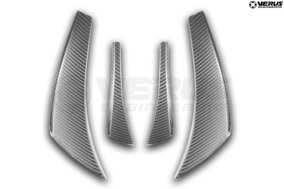 Verus Engineering Dual-Element Dive Plane (Canard) Kit - Ford Mustang Shelby GT350
