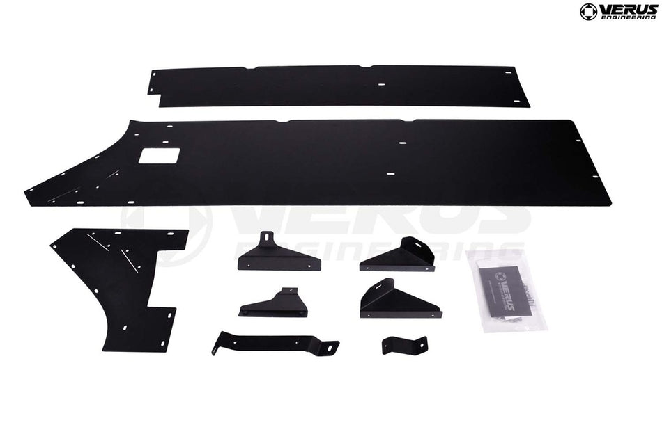 Verus Engineering Flat Underbody Panel Kit - Ford Mustang Shelby GT350