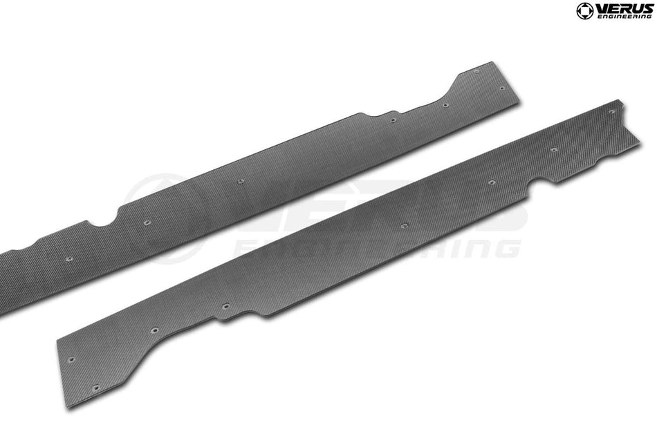 Verus Engineering Carbon Polyweave Side Splitter Kit - Corvette Stingray (C8)