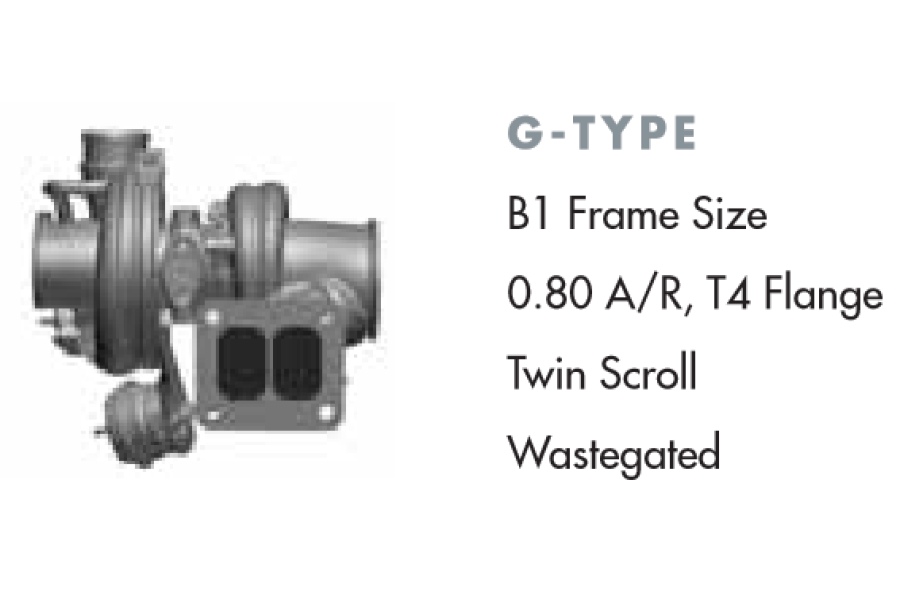 BorgWarner EFR G-Type T4 Twin Scroll 0.80 A/R IWG Turbine Housing