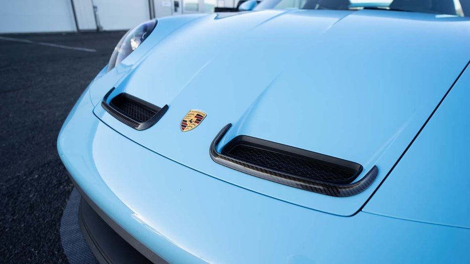 Verus Engineering Carbon Radiator Duct Gurney - Porsche 992 GT3