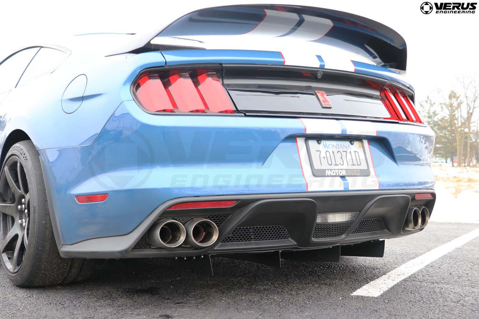 Verus Engineering Rear Diffuser Strake Kit - S550 Ford Mustang Shelby GT350