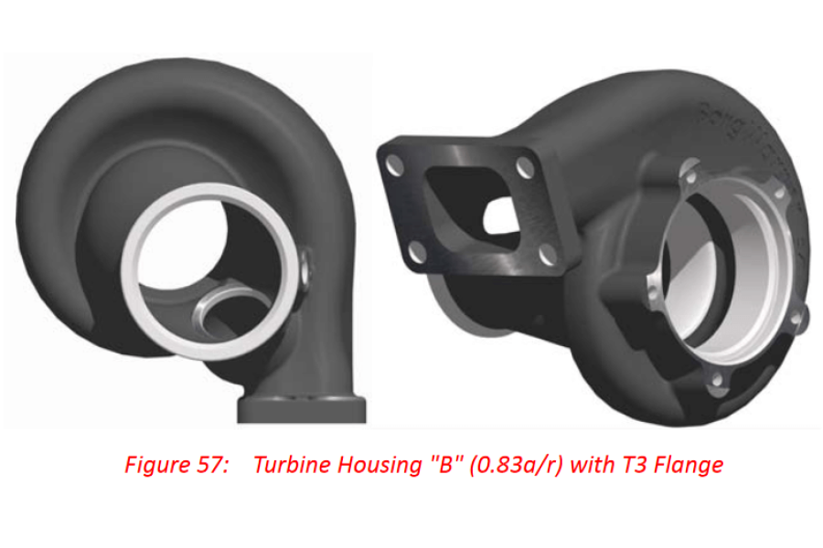 BorgWarner EFR B-Type T3 0.83 A/R IWG Turbine Housing