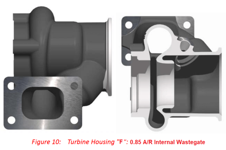 BorgWarner EFR F-Type T25 0.85 A/R IWG Turbine Housing