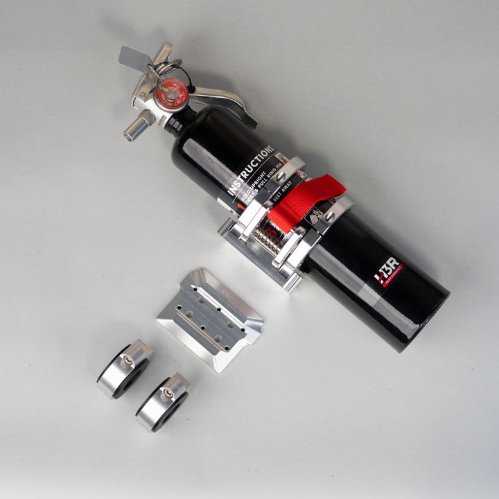 RSpro Fire Extinguisher Roll Cage Mount - Clear